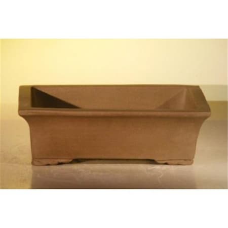 Parche 8.25 x 5.75 x 3 in. Rectangle Unglazed Ceramic Pot, Tan PA2810885